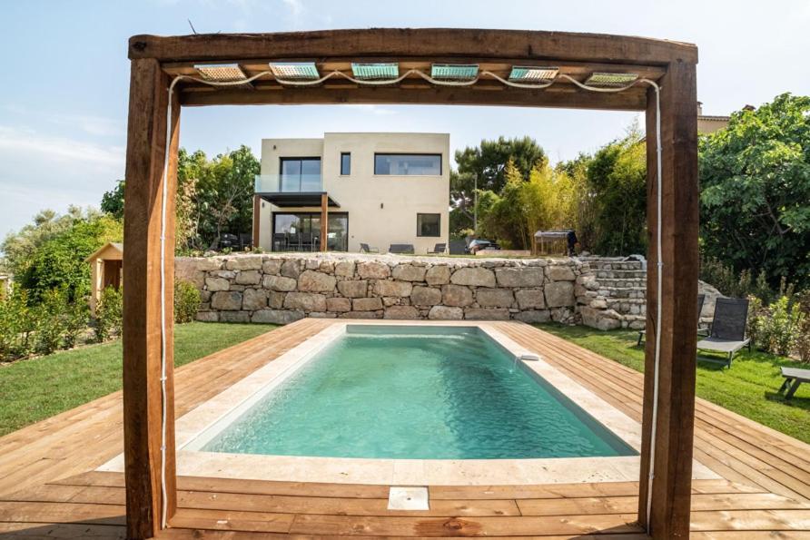 Saint Paul De Vence A La Vue Imprenable Villa Exterior photo